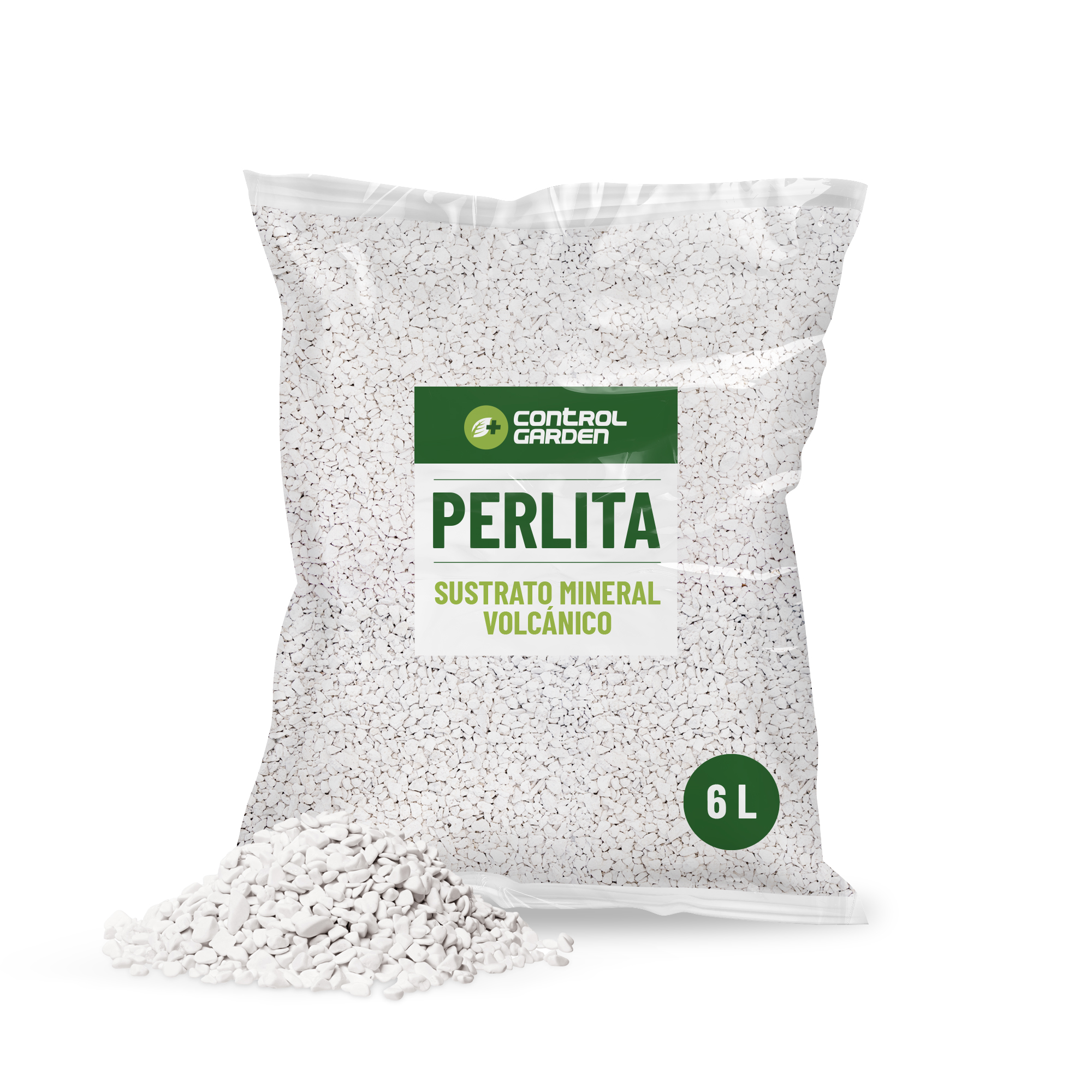 Volcanic Perlite 6L · Mineral substrate for indoor and outdoor plants