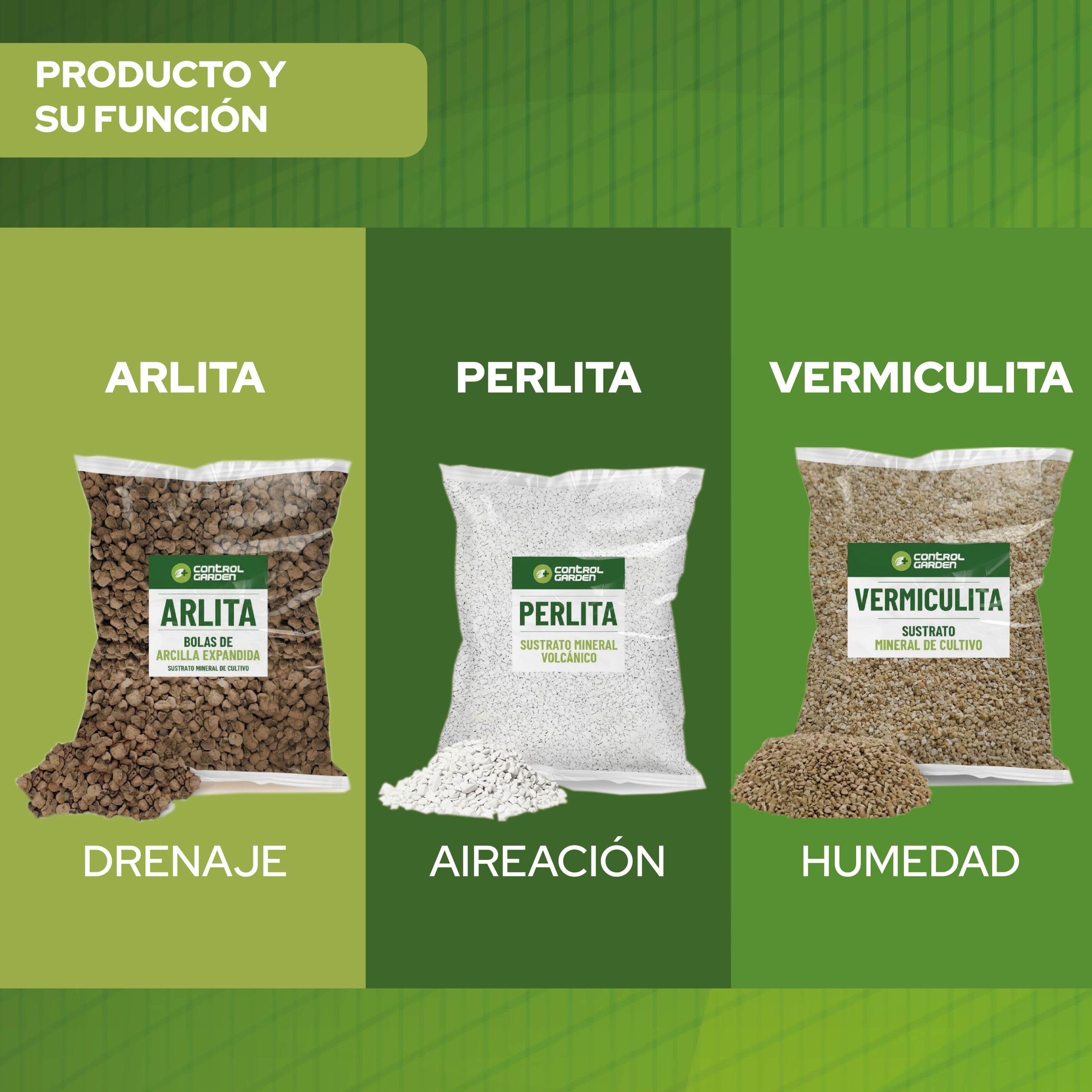 Pack de sustrato Arlita, Perlita y Vermiculita 3L para cultivo · foto 6