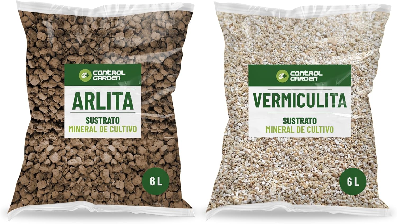 Arlita 6L + Vermiculite 6L Pack · Ideal for Indoor and Outdoor Plants