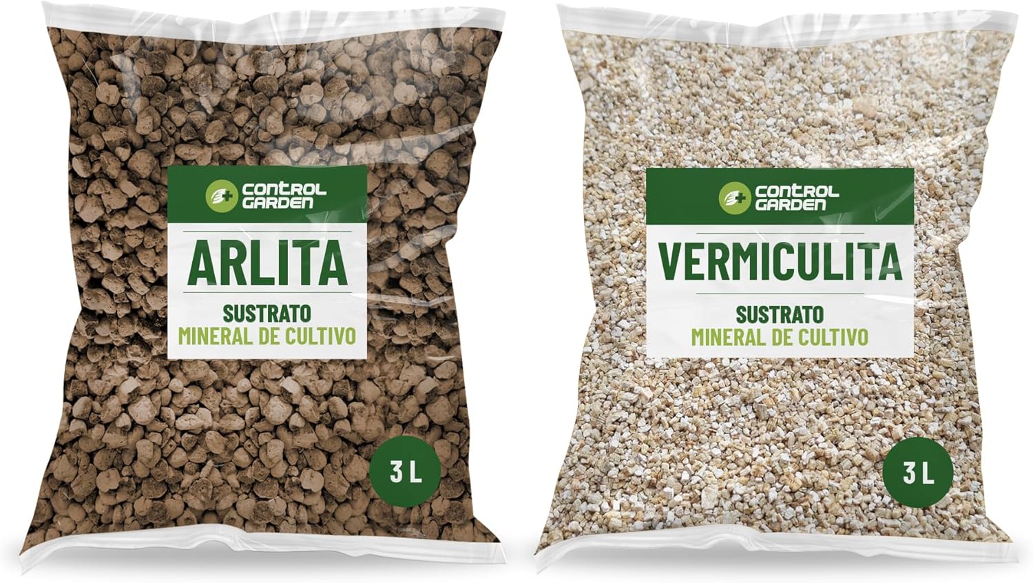 Arlita Substrate 3L + Vermiculite 3L · Pack of 2 for Indoor and Outdoor Plants