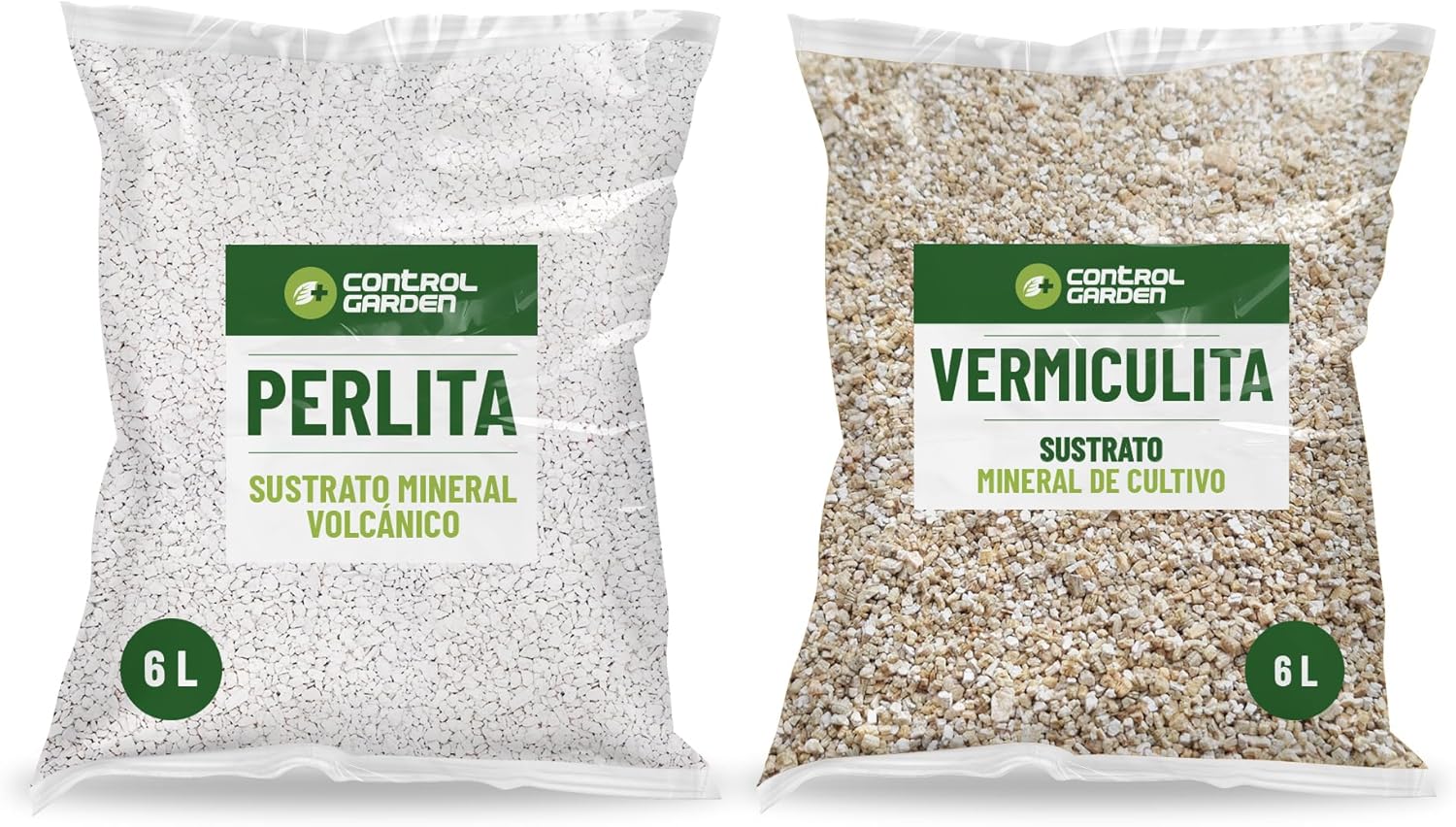 Perlite 6L + Vermiculite 6L Pack · Substrate for Indoor and Outdoor Plants