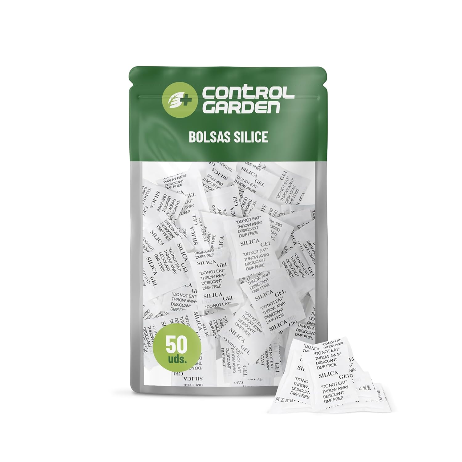 Silica Gel Bags 1 g · Pack of 50 Units · Absorbs Moisture and Odors