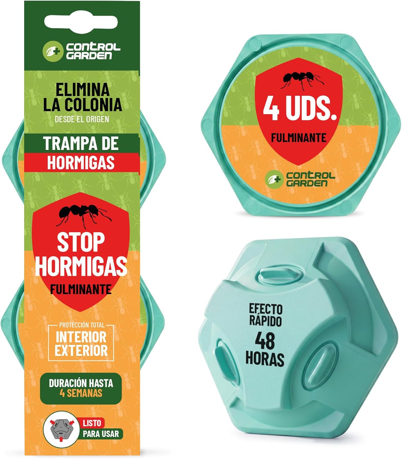Ant Trap x4 Super Attractant Gel · Eliminates Colony and Queen
