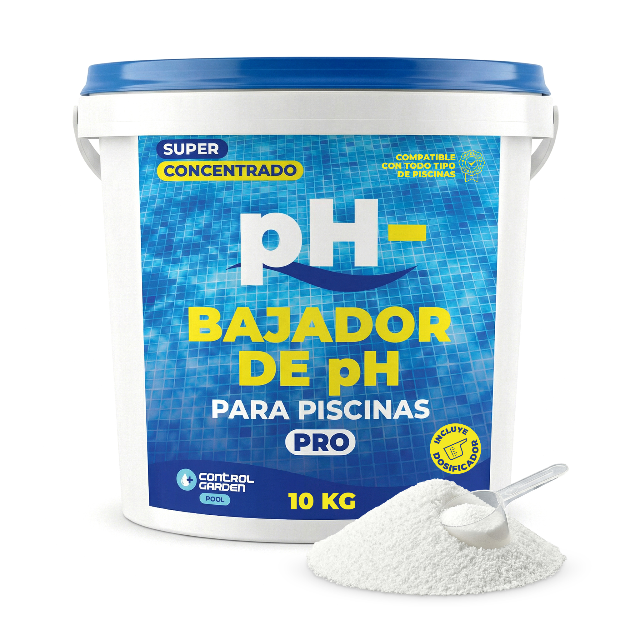 pH Reducer for Pools 10 kg · Solid · Pack 1 unit