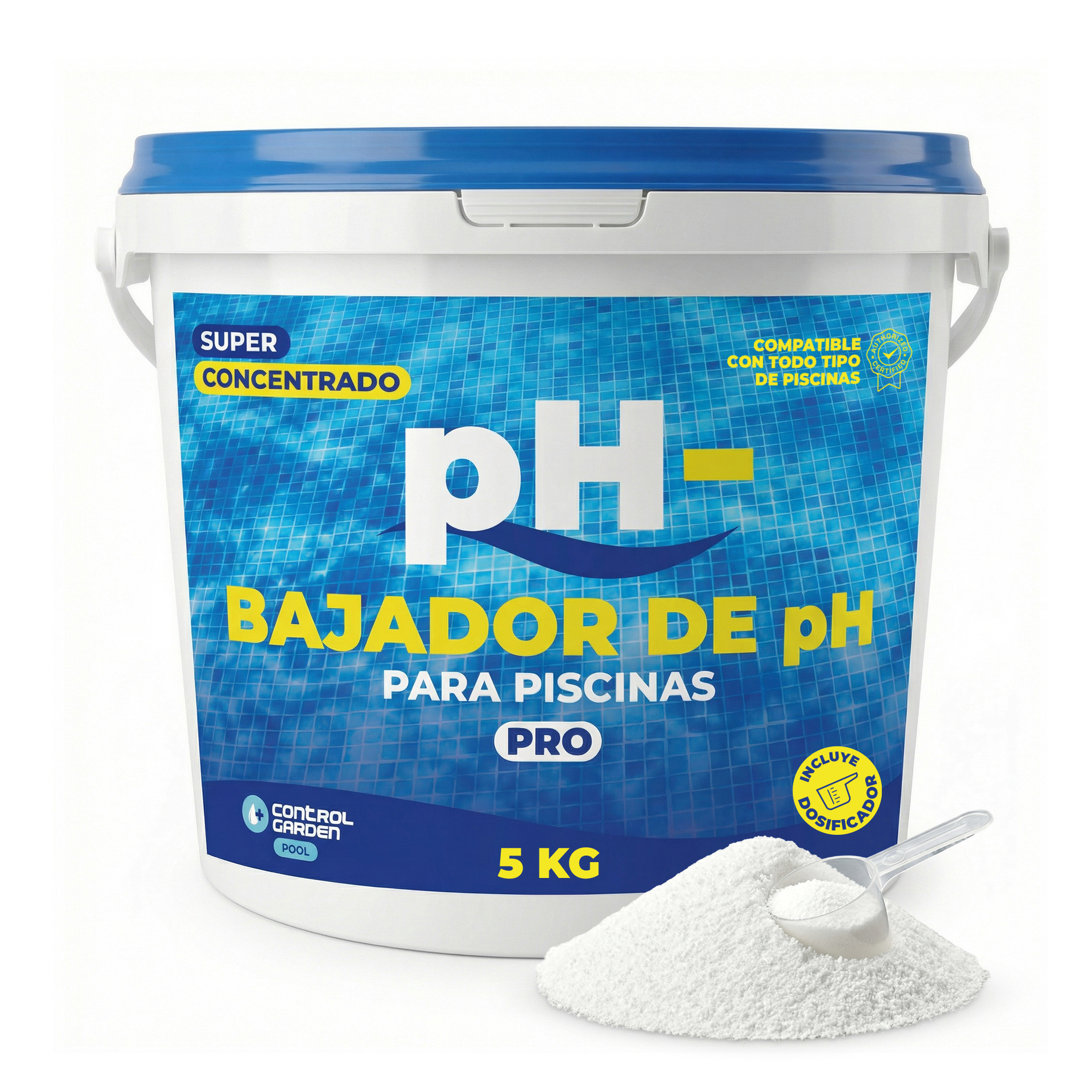 pH Reducer for Pools 5 kg · Solid · Pack 1 unit
