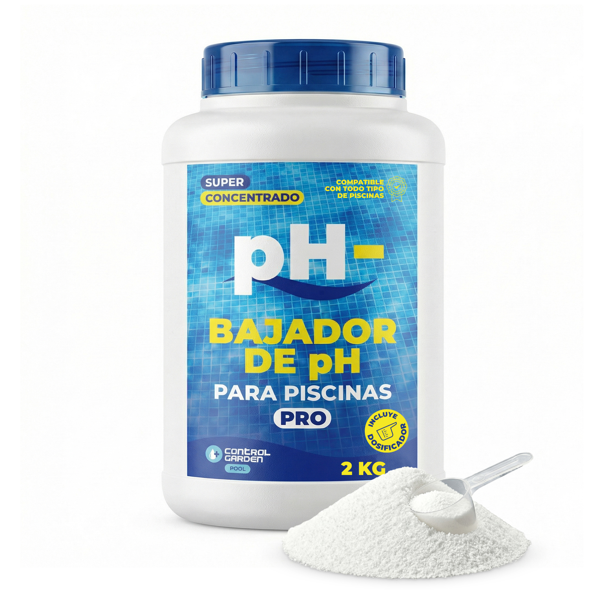 pH Reducer for Pools 2 kg · Solid · Pack 1 unit