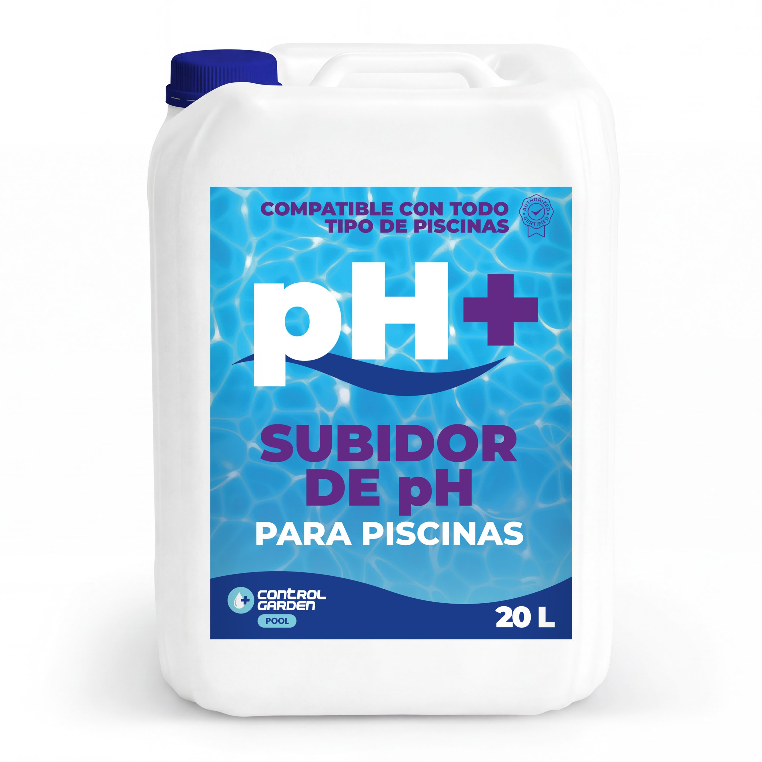 pH Booster Liquid for Pools 20 L · Indoor and Outdoor Use
