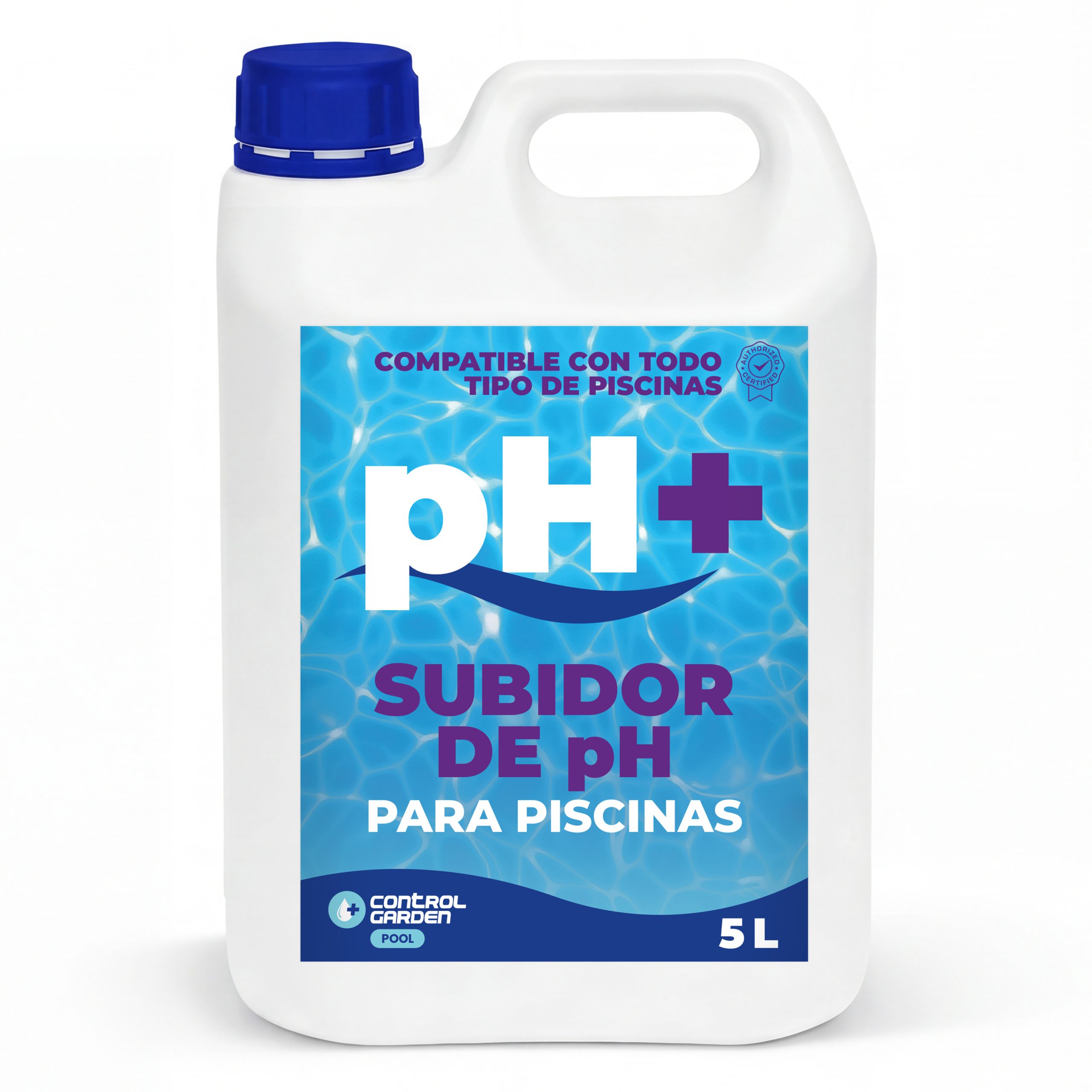 Liquid pH Increaser for Pools 5L · Indoor and Outdoor Use