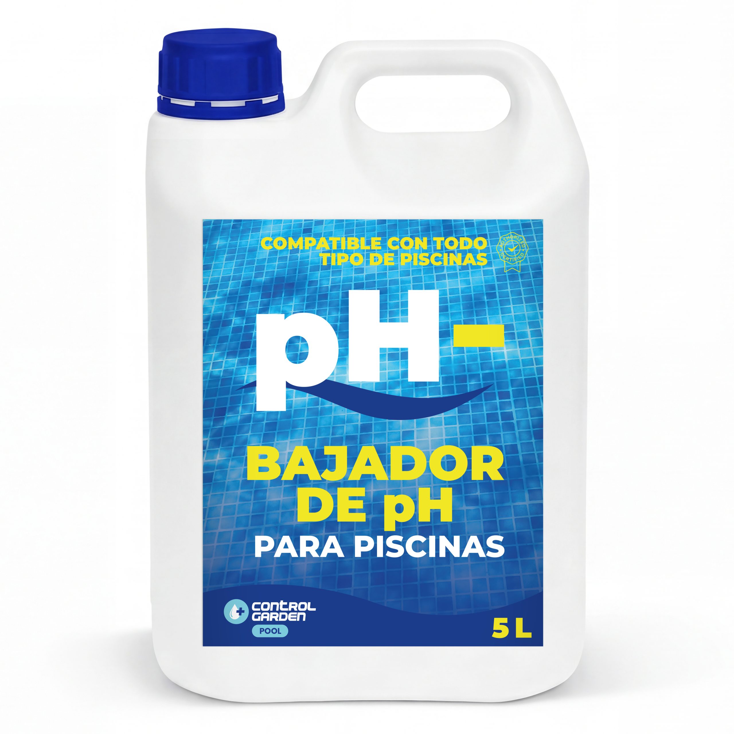 Liquid pH Reducer 5 L · Ideal for Pools · Pack 1 unit
